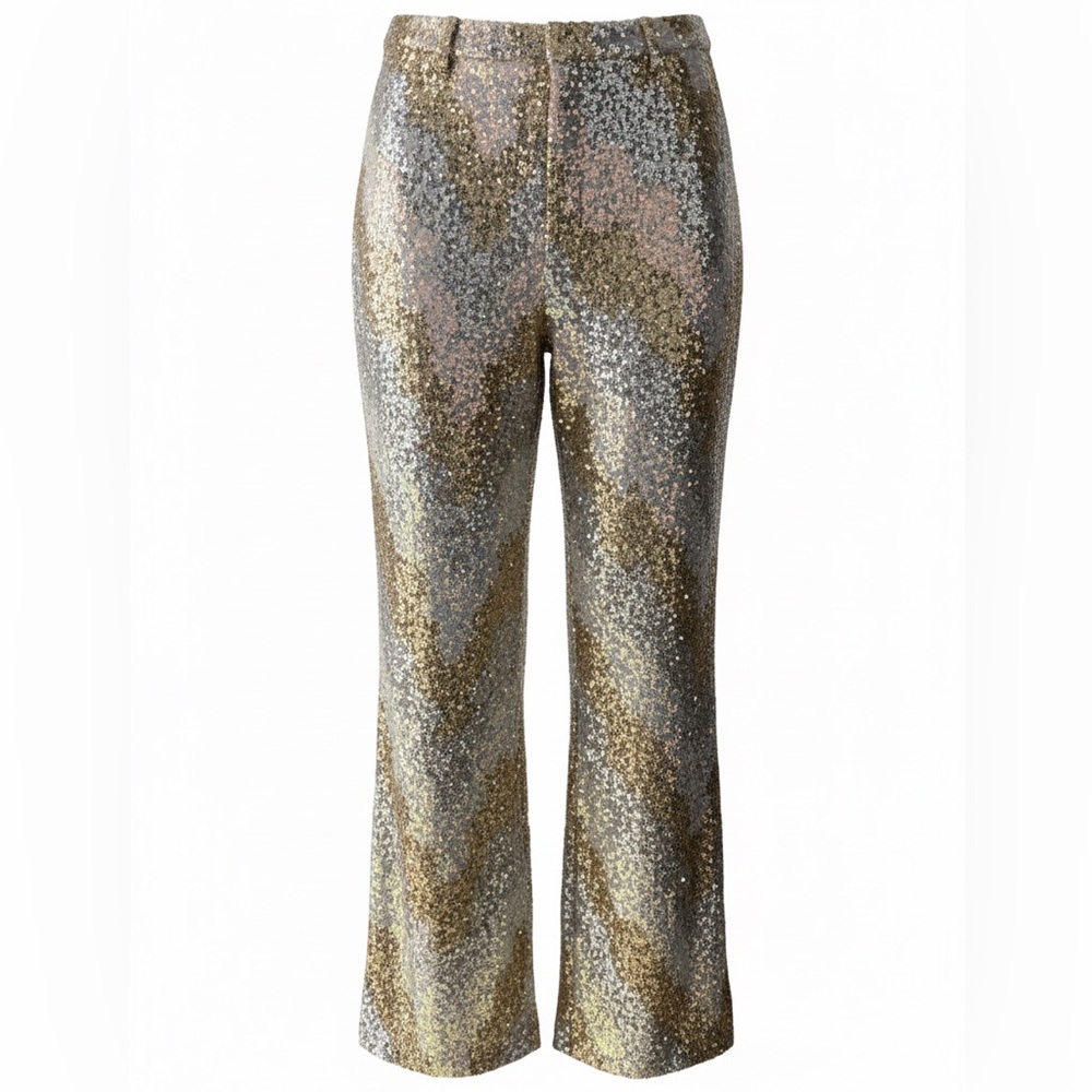 12th Tribe Multicolored Sequin Pants